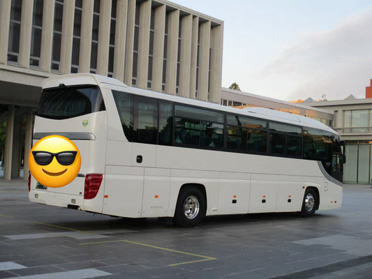 full size bus for Japan tour with driver