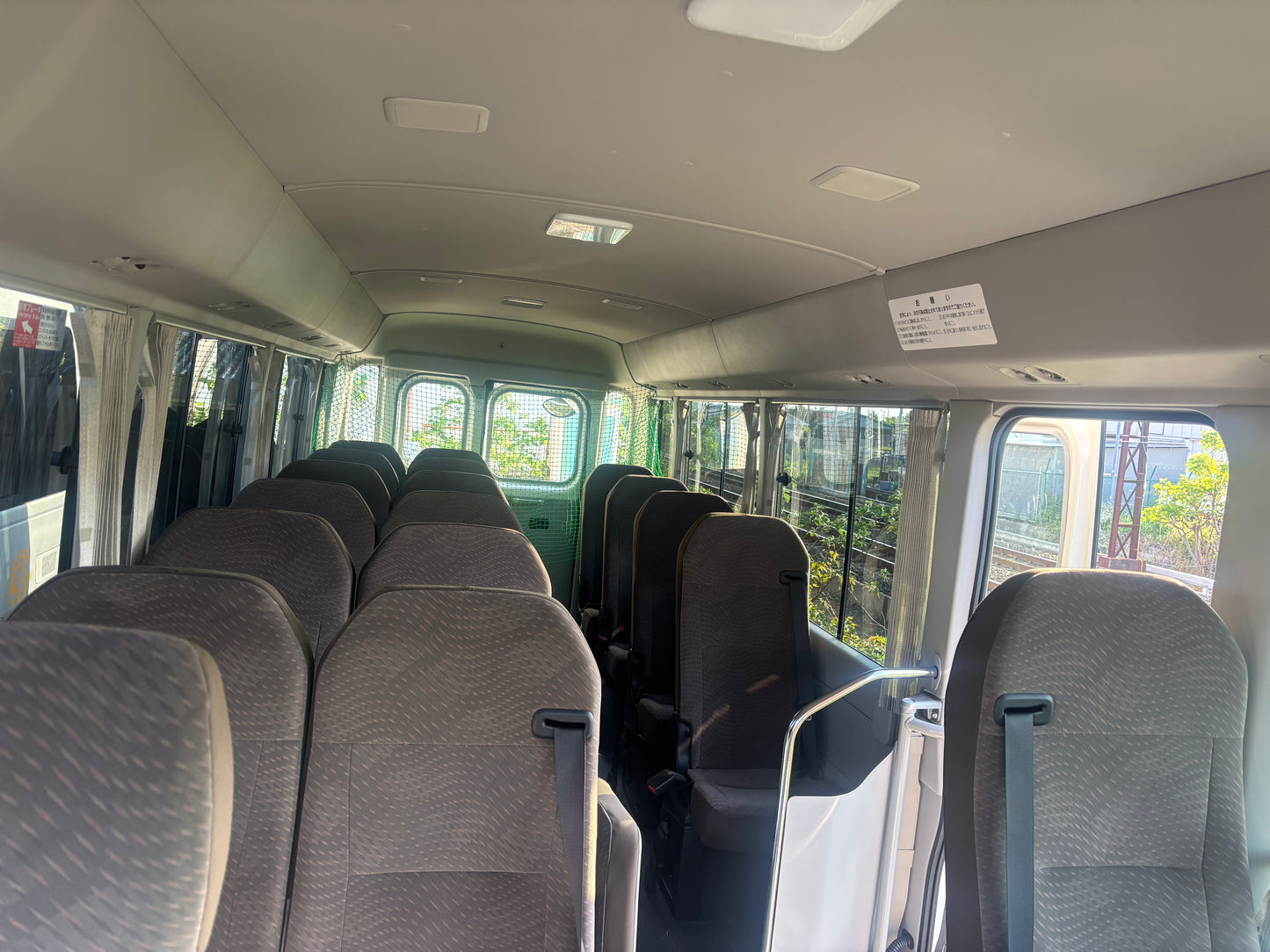 minibus in Japan with pro driver